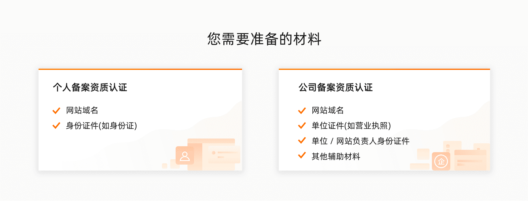 網(wǎng)站ICP備案需要準(zhǔn)備哪些資料